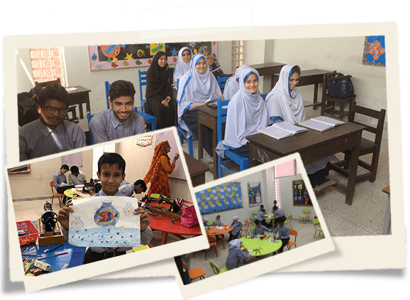 New students arriving at the Qalam School